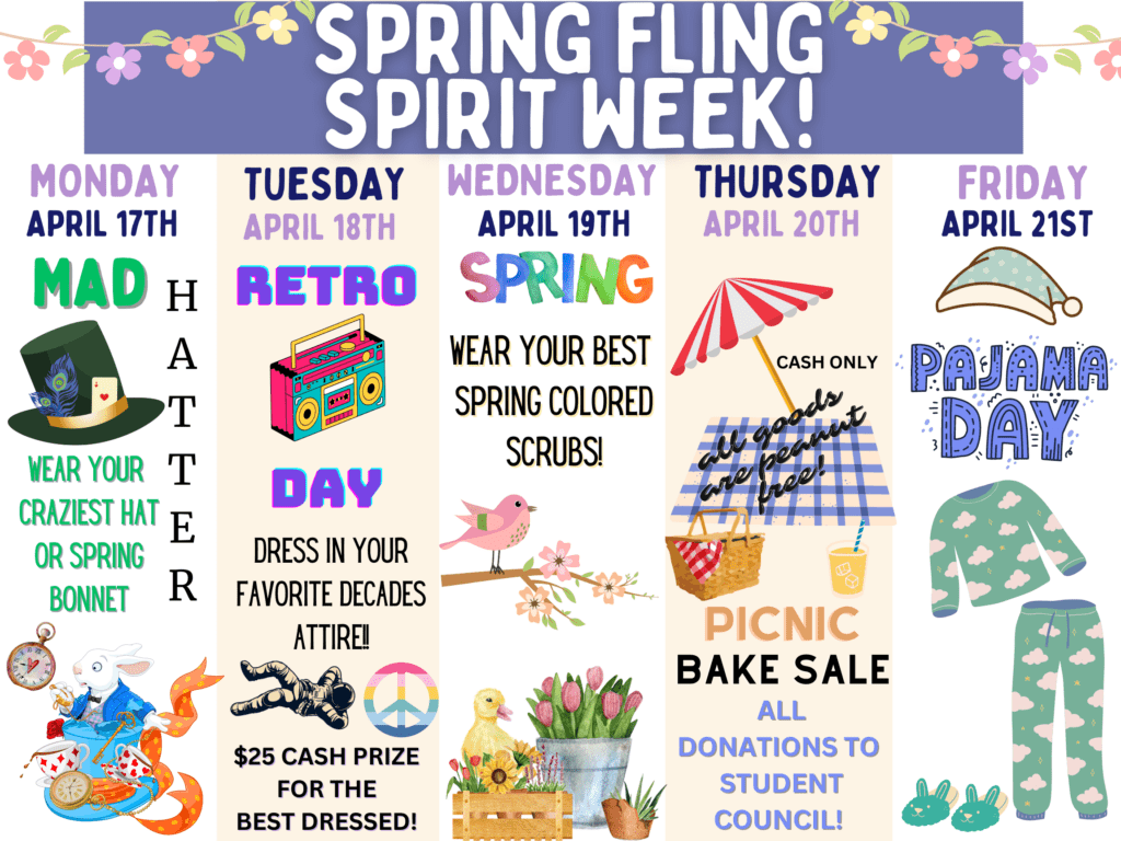 Spring Fling Spirit Week