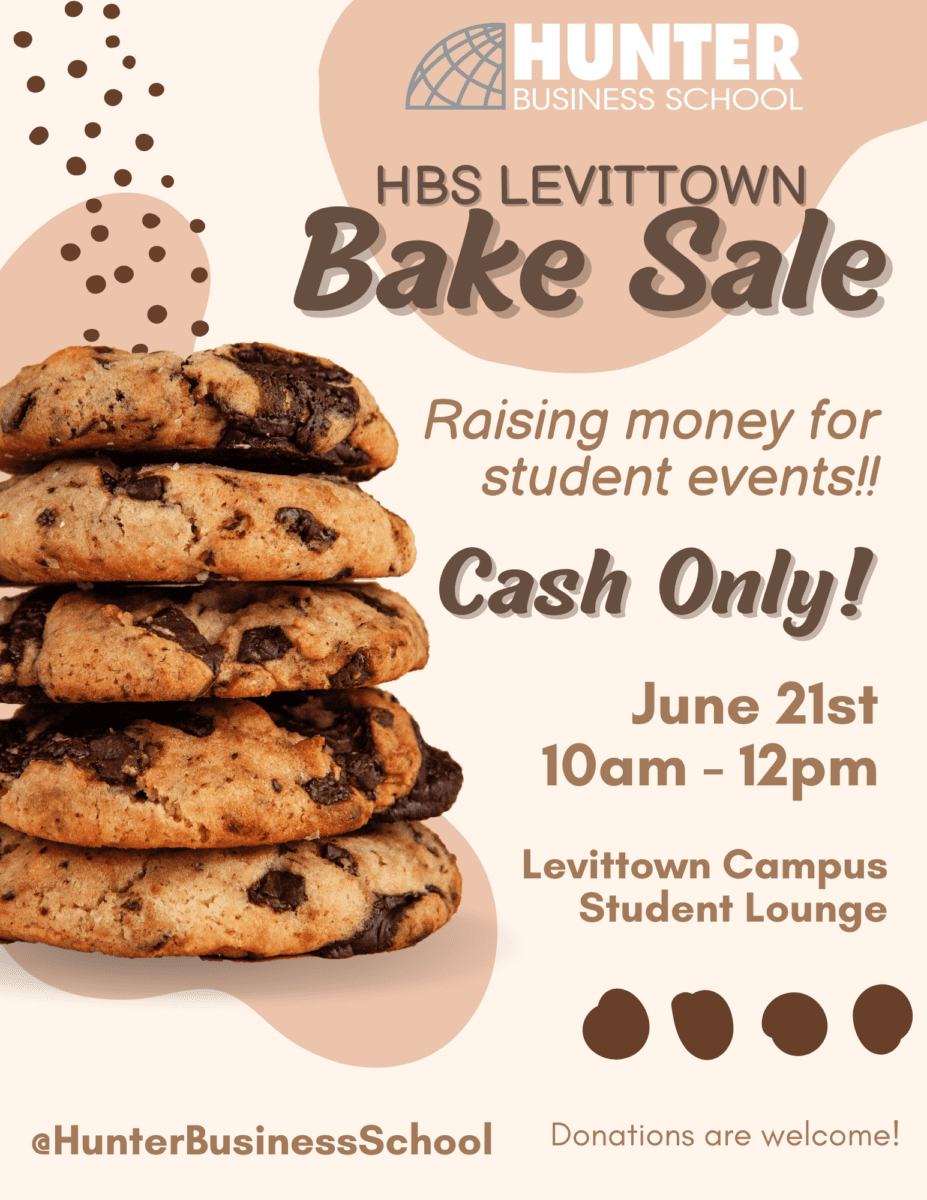 Hunter Business School Bake Sale